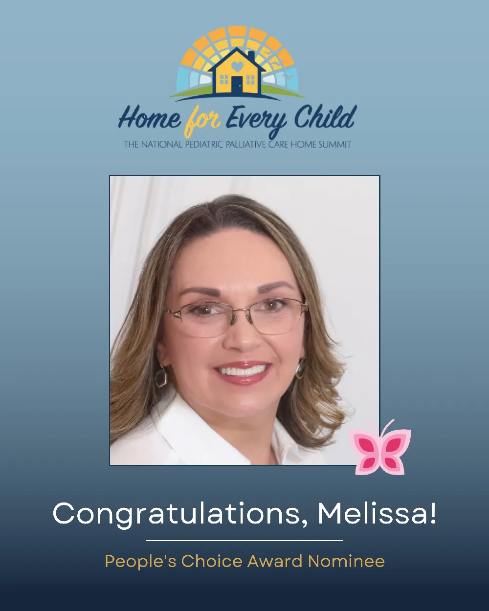 Congratulations to Melissa Keller, People's Choice Award nominee